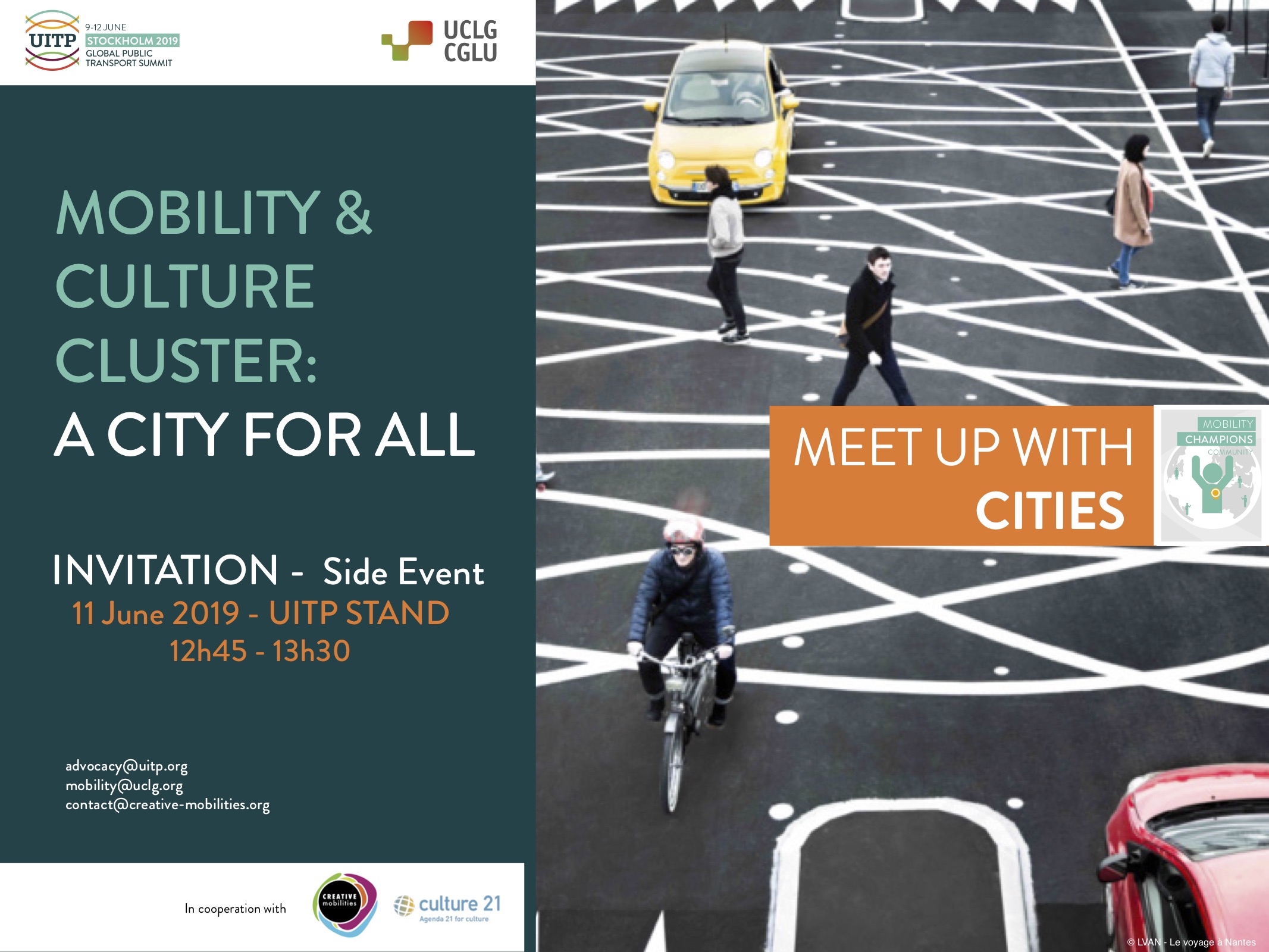 Cluster Mobilité &amp; Culture : la ville pour tous