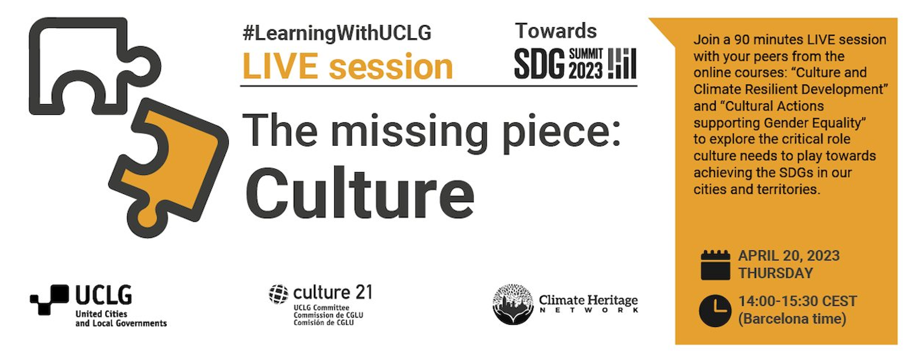 Culture: the missing piece