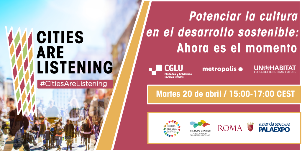 #CitiesAreListening, por CGLU