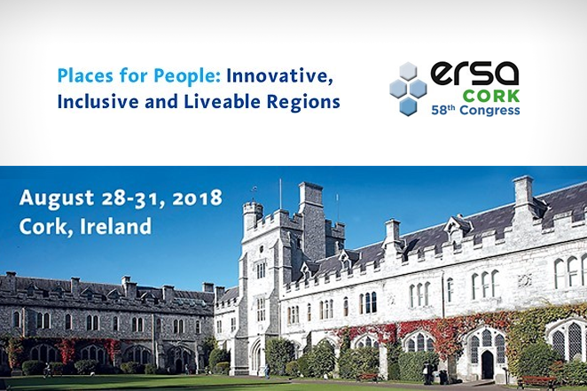 58º Congreso de la ERSA, Cork 2018