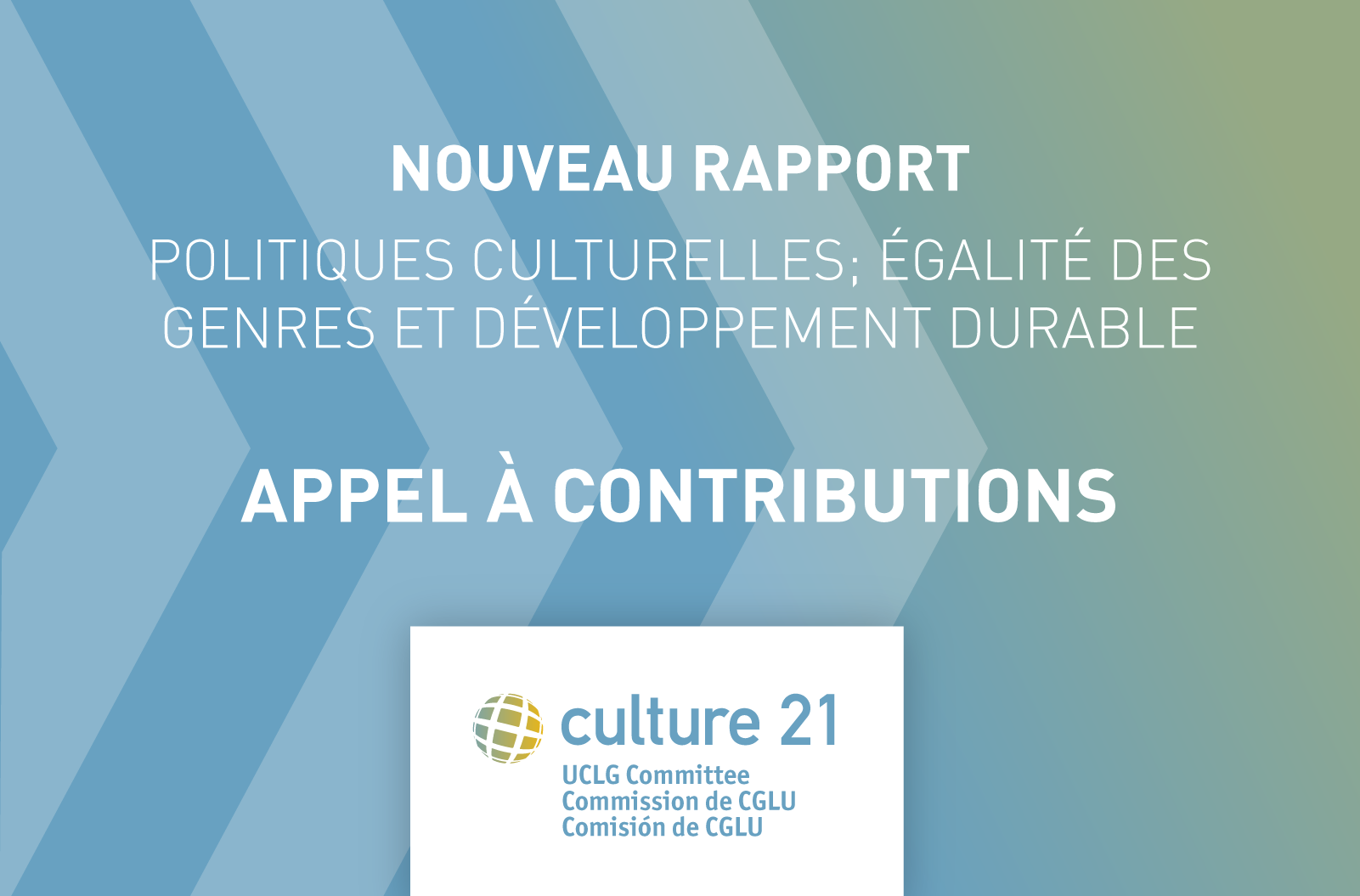 Nouveau rapport sur la culture et le genre