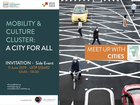 Mobility &amp; culture cluster: a city for all