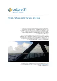 imatge "Cities, Refugees and Culture"