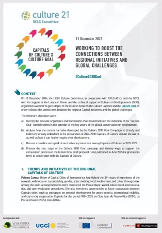 Capitals webinar 1 report ENG