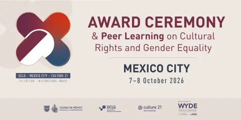 Ceremony and peer-learning exercise banner with dates (7-9 october 2026)