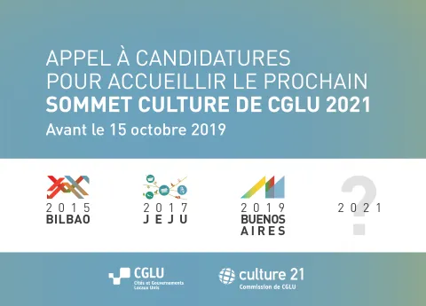 Sommet Culture de CGLU en 2021 - Appel à candidatures