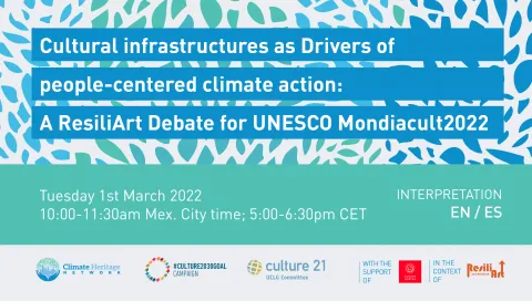 Resiliart x Mondiacult par le Réseau Patrimoine Climatique