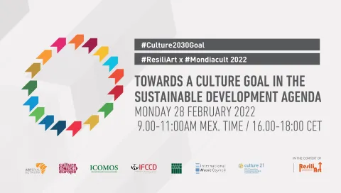 ResiliArt x Mondiacult, par la campagne #culture2030goal