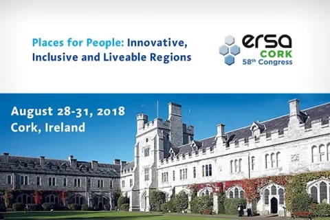 58º Congreso de la ERSA, Cork 2018