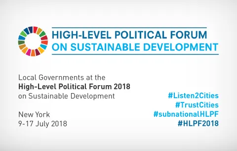 Los gobiernos locales en el #HLPF2018