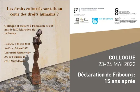Colloque 'La Déclaration de Fribourg : 15 ans aprés'